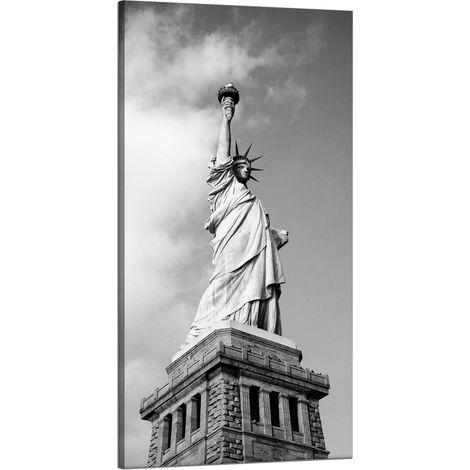 Cuadro sobre lienzo: Arquitectura, Estatua de la Libertad, 60x120 cm