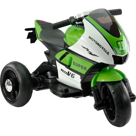 Kinderdreirad HT-5188 mit LED-Beleuchtung und MP3-Player, grün (1/5)