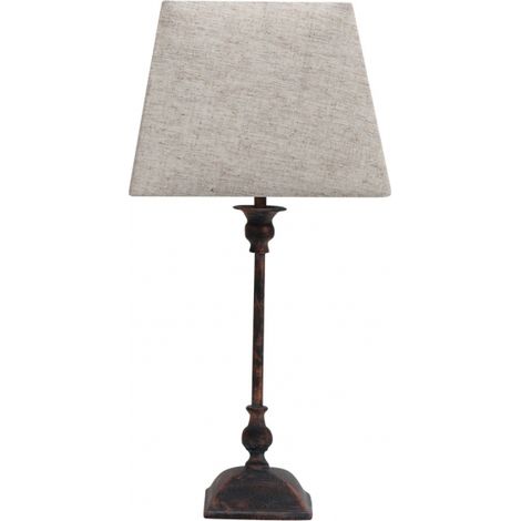 Lampada da tavolo Percasol 1xe27 rustico marrone 52x25x25 cm