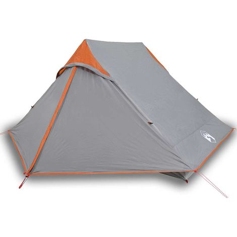vidaXL Tienda de campaña para 2 personas impermeable gris (1/2)