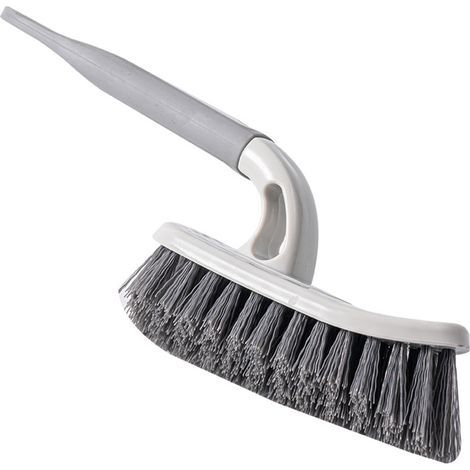 Brosse de sol pour baignoire, brosse de sol pour salle de bain, manche long, toilettes, carrelage, multifonction, décontamination, nettoyage des interstices (1/5)