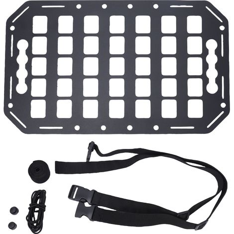 Ortviai Panneau MOLLE pour hayon de camionnette – Aluminium léger et robuste 381 x 235 mm – Organiseur de rangement multifonctionnel (1/5)