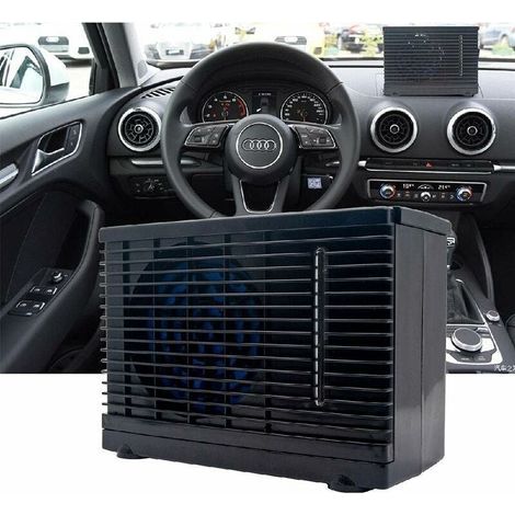 – Refroidisseur d'air 12V portable – Ventilateur de climatisation pour voiture – Réservoir d'eau froide – Silencieux et léger (1/5)