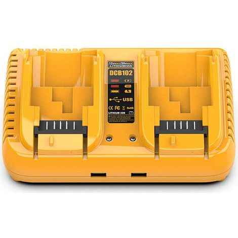 Convient au chargeur de batterie au lithium pour outils électriques Dewalt 12V20V, chargeur rapide DCB102 (1/4)