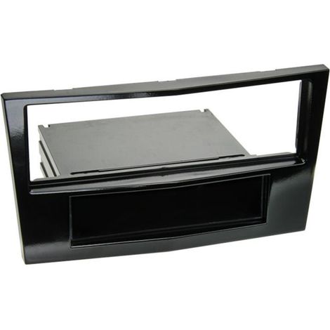 Support autoradio compatible avec Opel Corsa D Zafira B Astra H - Noir brillant