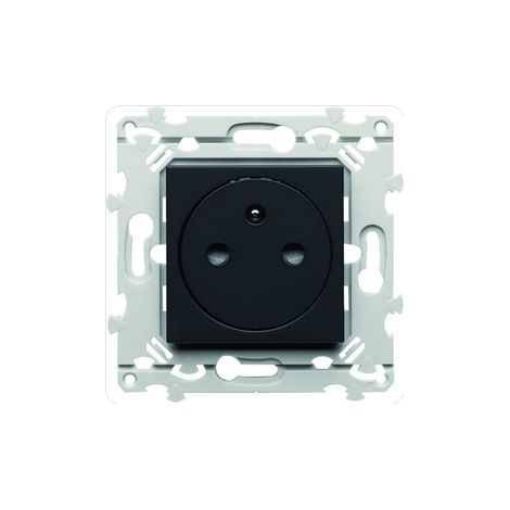 Prise de Courant affleurante 2P+T Hager Essensya Finition: Anthracite