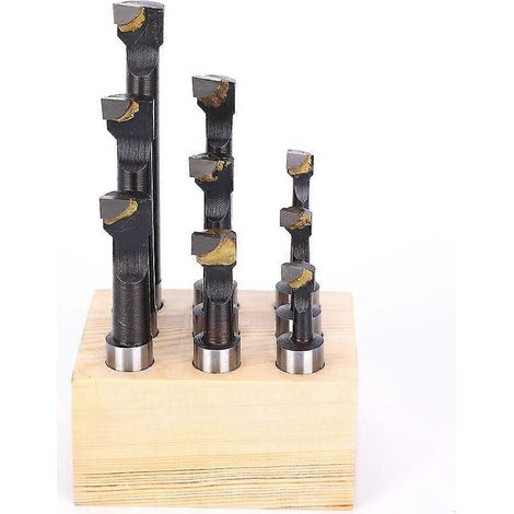 9-teiliges Bohrstangenset 12 mm F1 Typ HSS CNC-Drehwerkzeugaufnahme mit Sockel