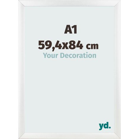 yd. - Cadre photo A1 59.4x84 - Blanc Brillant - MDF - Pisa (1/5)