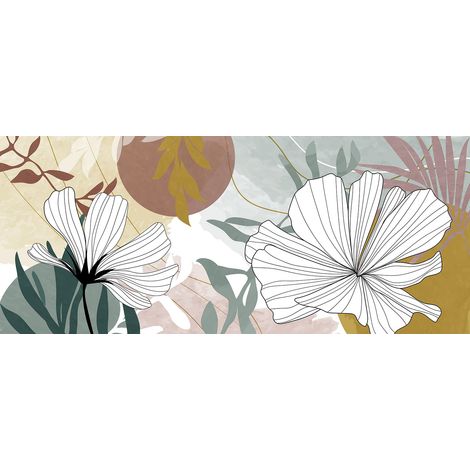 Papier peint panoramique - Fleurs - 130 cm x 55 cm (1/2)