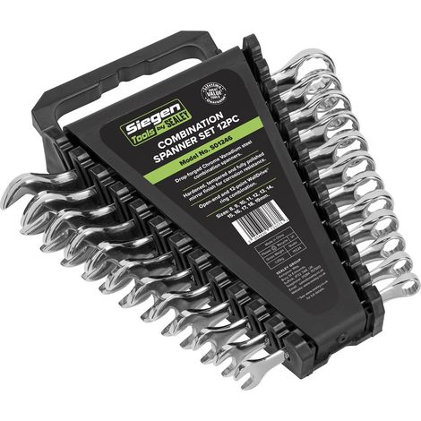 Sealey Siegen Combination Spanner Set 12pc S01246