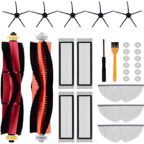 Pour balais à franges Xiaomi Roborock S5 Max, S6 Max et S6 Pure, filtre de brosse latérale principale