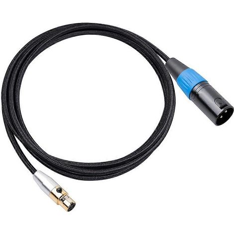 Câble adaptateur audio pour microphone SA119GXK108BU Mini XLR femelle vers XLR mâle de 5 m plaqué or 24 carats ( ) (1/5)