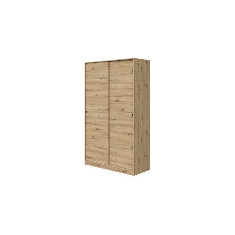 ARMADIO 2 ANTE SCORREVOLI 120X50X200 CM ROVERE