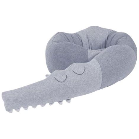 1 tour de lit bébé, en coton, pour nourrissons de 0 à 6 mois, longueur 185 cm, barrière de lit et peluche décorative (1/4)