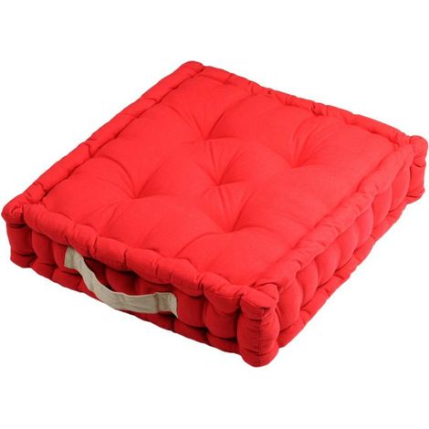 Cuscino da pavimento DUO 45x45 rosso ja