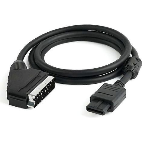 Câble SCART avec signal de synchronisation TTL (24 AWG) – Solution de connexion audio et vidéo professionnelle pour N64, SNES et SFC-JBMEDIA (1/4)