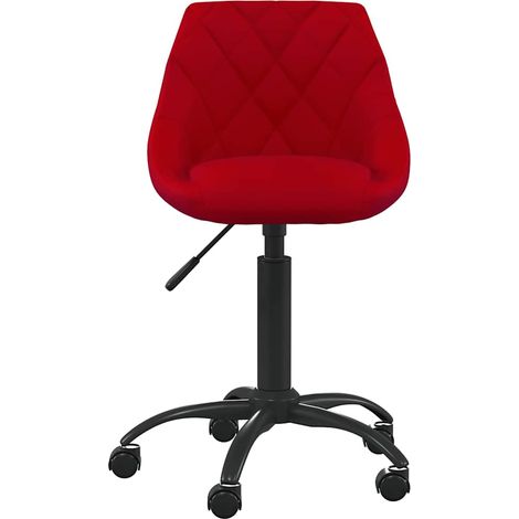 Maison Exclusive - Bürostuhl Weinrot Samt (1/5)