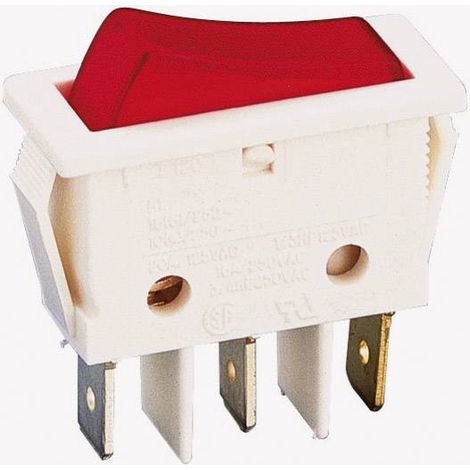 B116C1G00000 Interrupteur à bascule B116C1G00000 250 V/AC 16 A 1 x Off/On à accrochage 1 pc(s)
