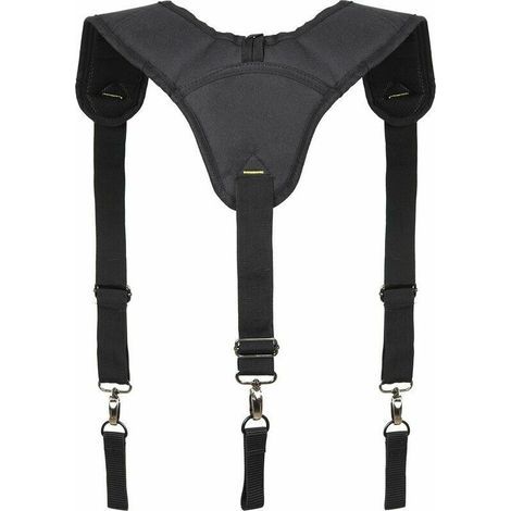 Ceinture porte-outils Bretelles réglables à 3 points rembourrées pour travaux de charpentier et électricien (1/5)
