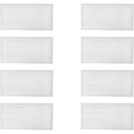 Lot de 8 filtres HEPA de rechange pour robot aspirateur compatible avec balayeuse Eureka E10S (1/5)