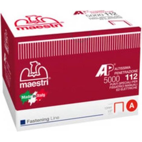 MAESTRI PUNTI SPILLATRICE 112 AP DA 5000 PZ