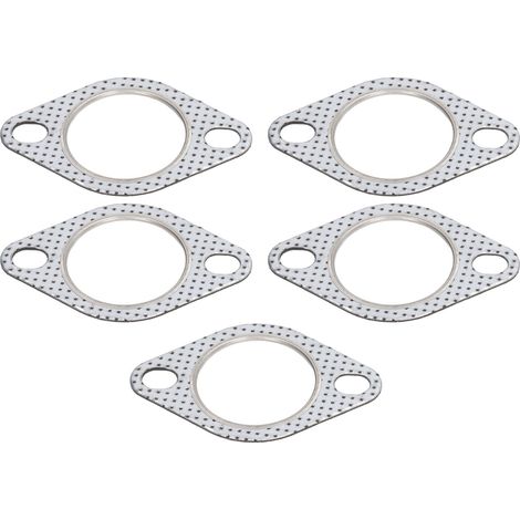 Joint de bride de tuyau d'échappement 2 pouces, 5 pièces, résistance à haute température pour collecteur Turbo, tuyaux de décharge.