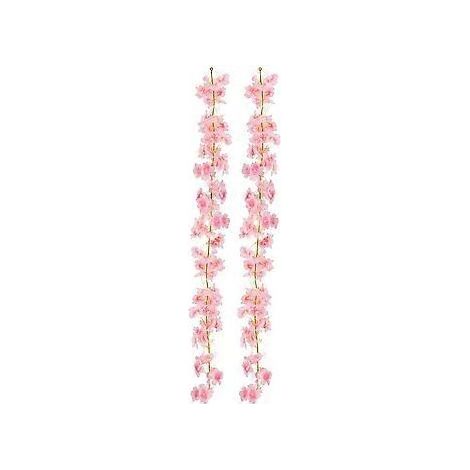 Guirlande de fleurs artificielles charmante, fleurs de cerisier artificielles pour orner votre espace de vie, matériau sûr garantissant durabilité et flexibilité, convient pour (1/5)
