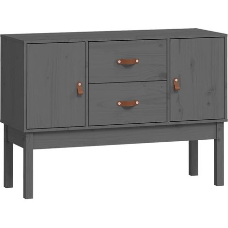 Maison Exclusive - Aparador madera maciza de pino gris 110x40x78 (1/5)