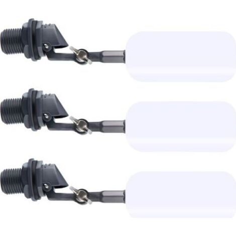 3 Pièces Flotteur de Boule d'eau Fiable Fermer 1/2 Pouce Remplir Le Réservoir d'eau de l'Humidificateur, Robinet à Tournant Sphérique, Soupape de Rechang