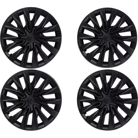 Embellecedor de rueda, diseño protector, compatible con Model 3, negro mate 1, Tesla Model 3-b, Highland 2024-b (1/2)