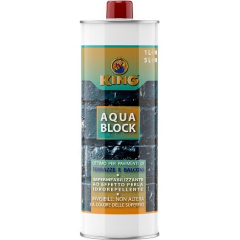 IMPERMEABILIZZANTE X TERRAZZE AQUA BLOCK LT.1  PZ 1,0