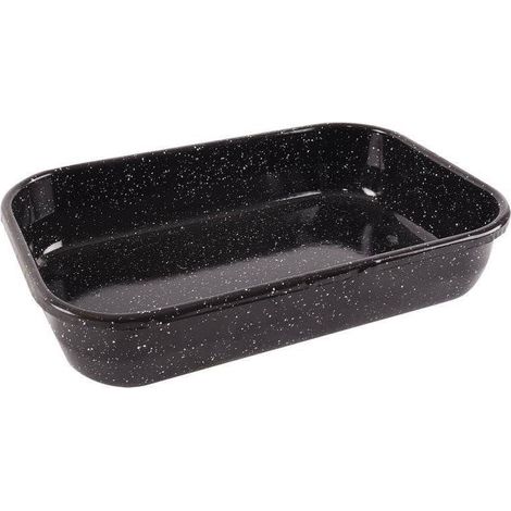 Plancha esmaltada para asar y freír al horno sin que se pegue