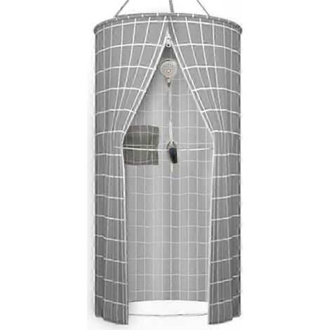 Cabine de douche isolante d'hiver - Tente de bain imperméable et thermique pour salle de bain domestique (1/5)