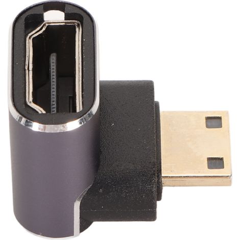 Adaptateur HDMI 8K 60Hz Mâle-Femelle, 90 Degrés Angle Droit Bidirectionnel (1/5)