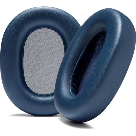 Coussinets d'oreille extra épais pour le 1000XM5 – coussinets en cuir PU souple, mousse à mémoire de forme isolante de luxe, extra épais bleu (1/4)
