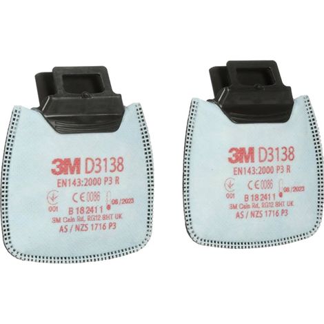 Coppia di filtri antiparticolato 3M D3138 P3