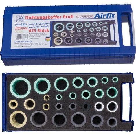 airfit Universal-Dichtungskoffer, Profifür Sanitär, Heizung, Solar, Gas (1/2)