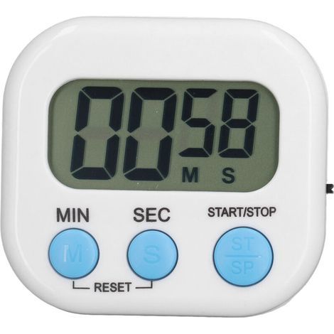 Minuteur Électronique Grand Écran avec Fonctions Minuterie et Compte à Rebours (1/5)