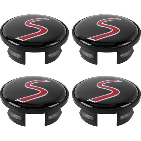 Lot de 4 Cache-moyeux de Roue de 54 mm, adaptés aux Mini Cooper S JCW R53 R56 F56 F60, Accessoires de décoration de Voiture