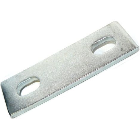 Slotted backing plate for M16 U-bolt (93 - 115 mm ID) Zinc Plated Steel (1/2)