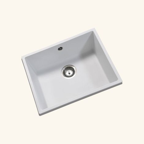 Évier résine blanc ZAK 1 bac 540x440 (1/5)
