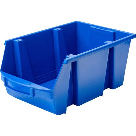 24 bacs de rangement bleu 335x215x150 mm MW Tools BOT40 (1/3)