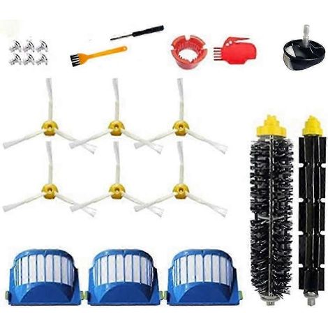 Kit de nettoyage pour aspirateur iRobot Roomba 600, 610, 620, 650, 675, 677, 692, 671, 694 et 691 (1/5)