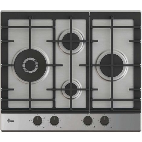 Hoover Piano Cottura a Gas Inox 59.5 cm 4 Fuochi HHG6D5WC5X