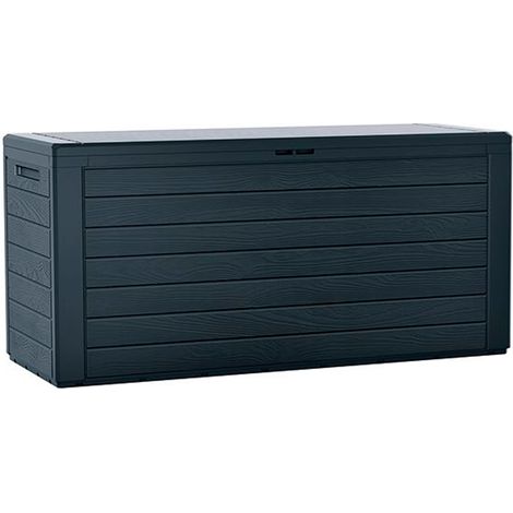Zahradní box Prosperplast WOODEBOX antracit 280L