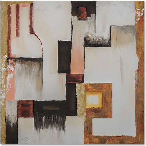 Tableau bois Zone - 20 x 20 cm (1/4)