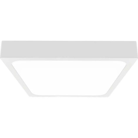 Quadratische LED-Lichtkuppeln mit Sensor - 225mm - IP44 - Weiß - 18W - 1800 Lumen - 4000K (1/5)