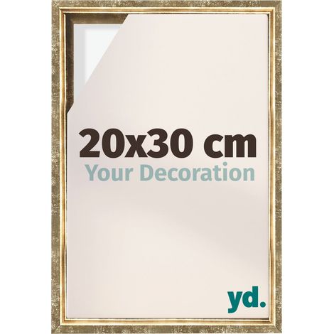 Your Decoration - Cadre flottant - Or Antique - Cadre en caisse américaine pour toile sur chassis - MDF - Lyon (1/5)