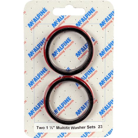 McAlpine CARD-23 Two 1½" Multifit Washer Sets - PWM2 x 2 + RWM2 x 2 (1/2)