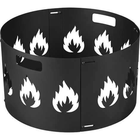 Randaco Funkenschutz, spritzschutzhaube, hitzebeständige, zusammensteckbare Brandschutzhaube, mit Griff, aus Eisen